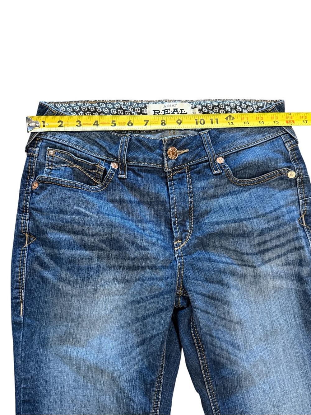 ARIAT R.E.A.L PERFECT RISE STRETCH ROSA BOOT CUT JEAN IN LITA 30 S - Picture 6 of 16